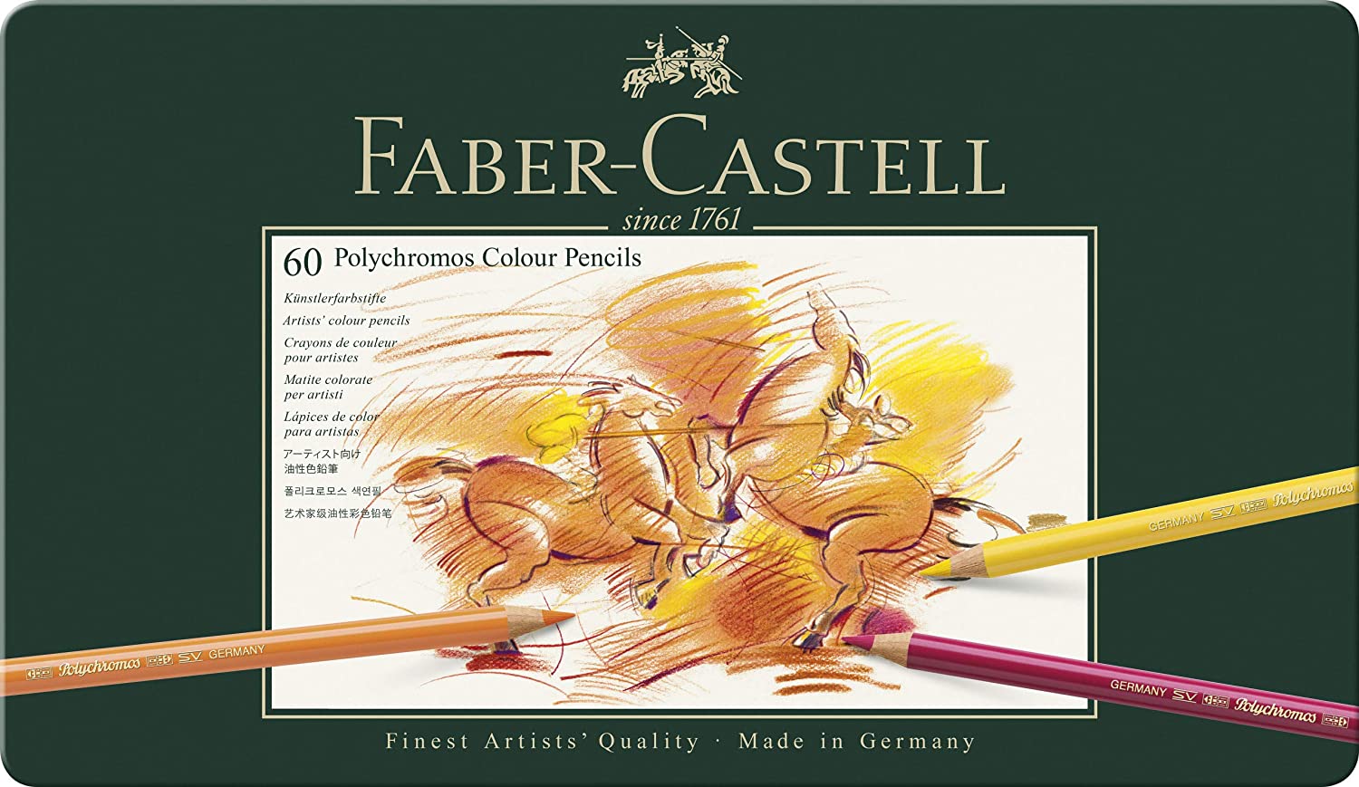 Faber-Castell Latta da 60 Matite Colorate